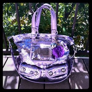 Coach Poppy lilac/purple sequined Spotlight!!